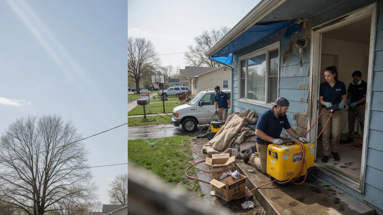 Basement Flood Cleanup in Trophy Club, TX near me